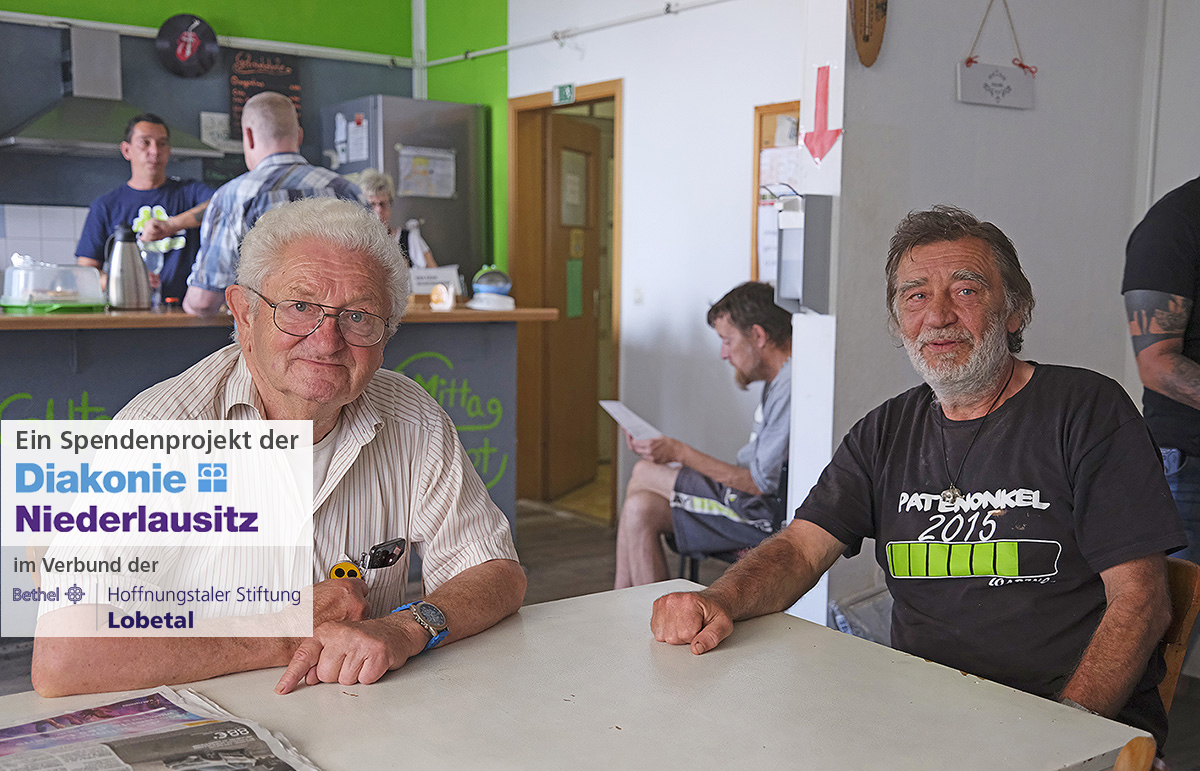 Straßenkaffee der Stadtmission Cottbus